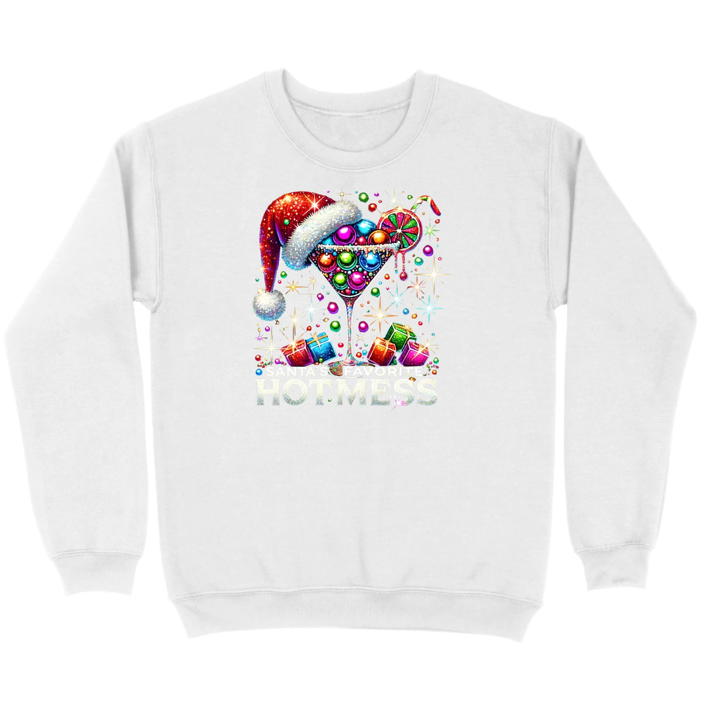 Santa’s Favorite Hot Mess Cocktail Sweatshirt