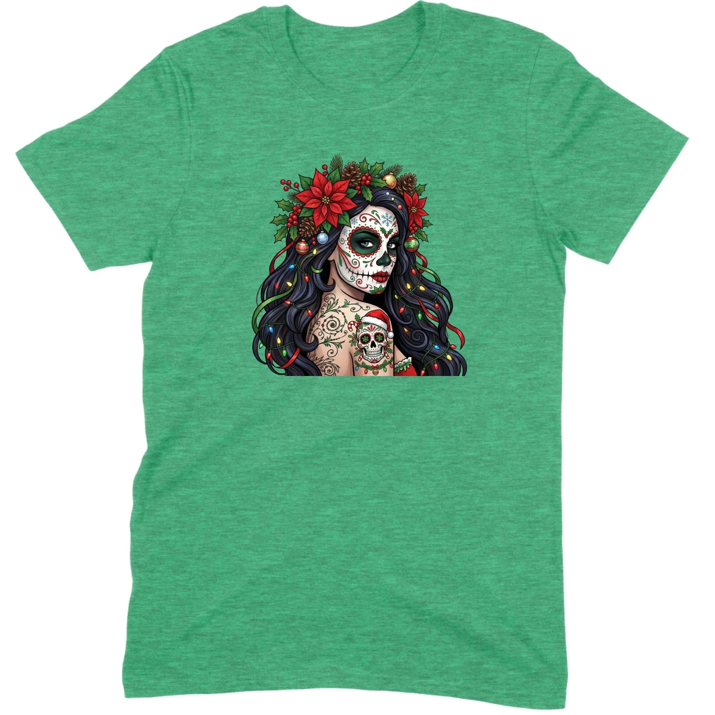 Sugar Skull Christmas Beauty Tee