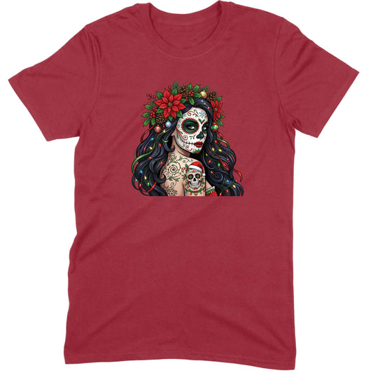 Sugar Skull Christmas Beauty Tee