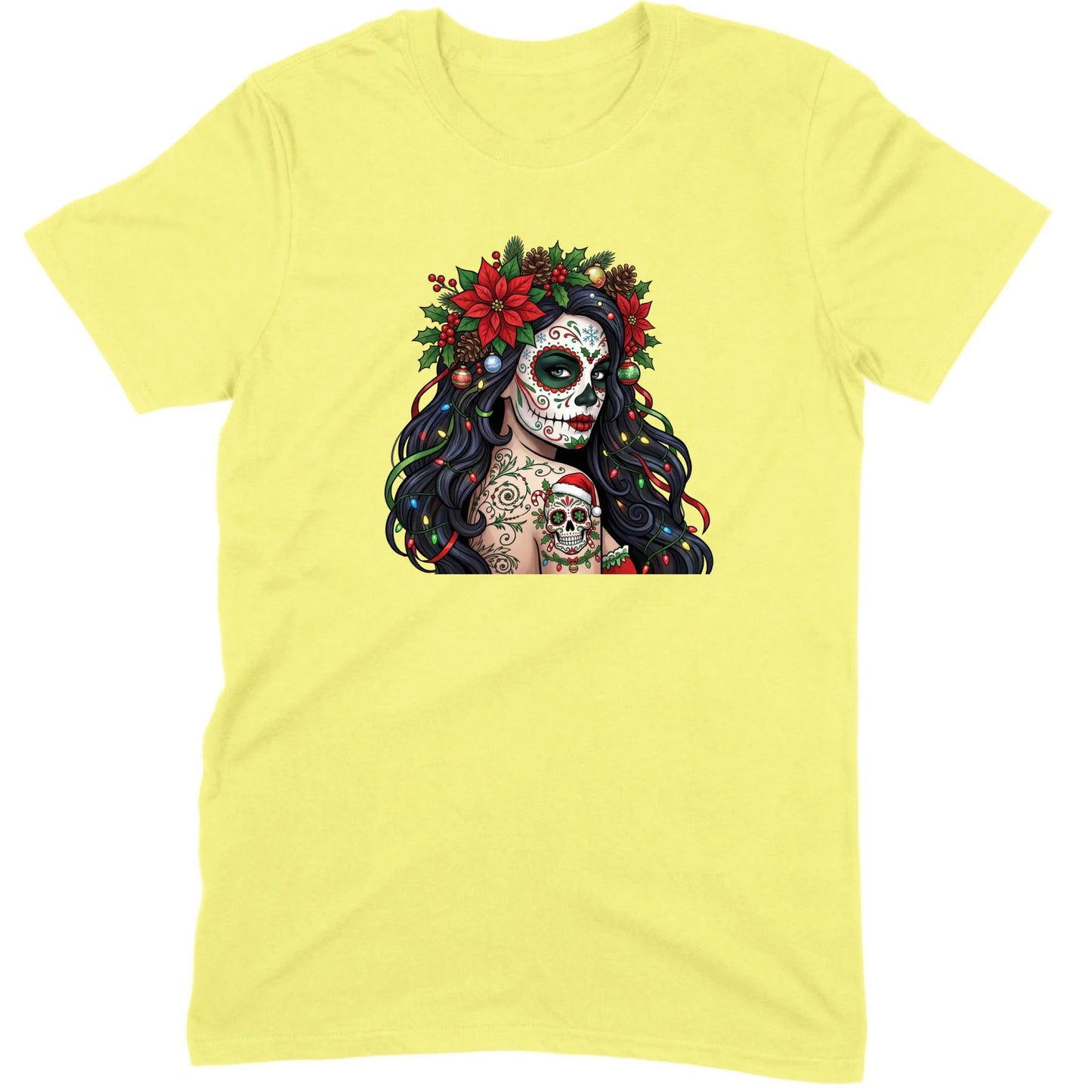 Sugar Skull Christmas Beauty Tee