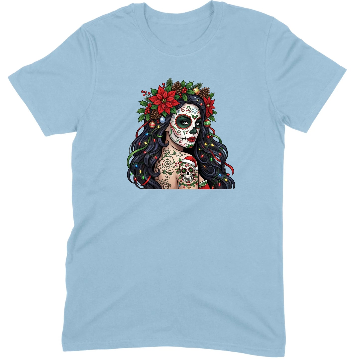 Sugar Skull Christmas Beauty Tee