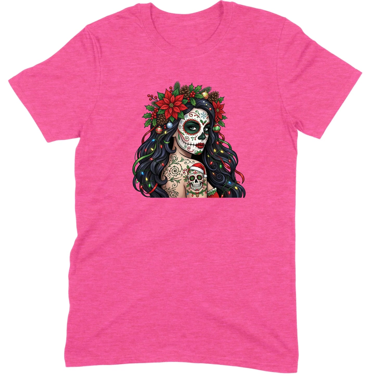 Sugar Skull Christmas Beauty Tee