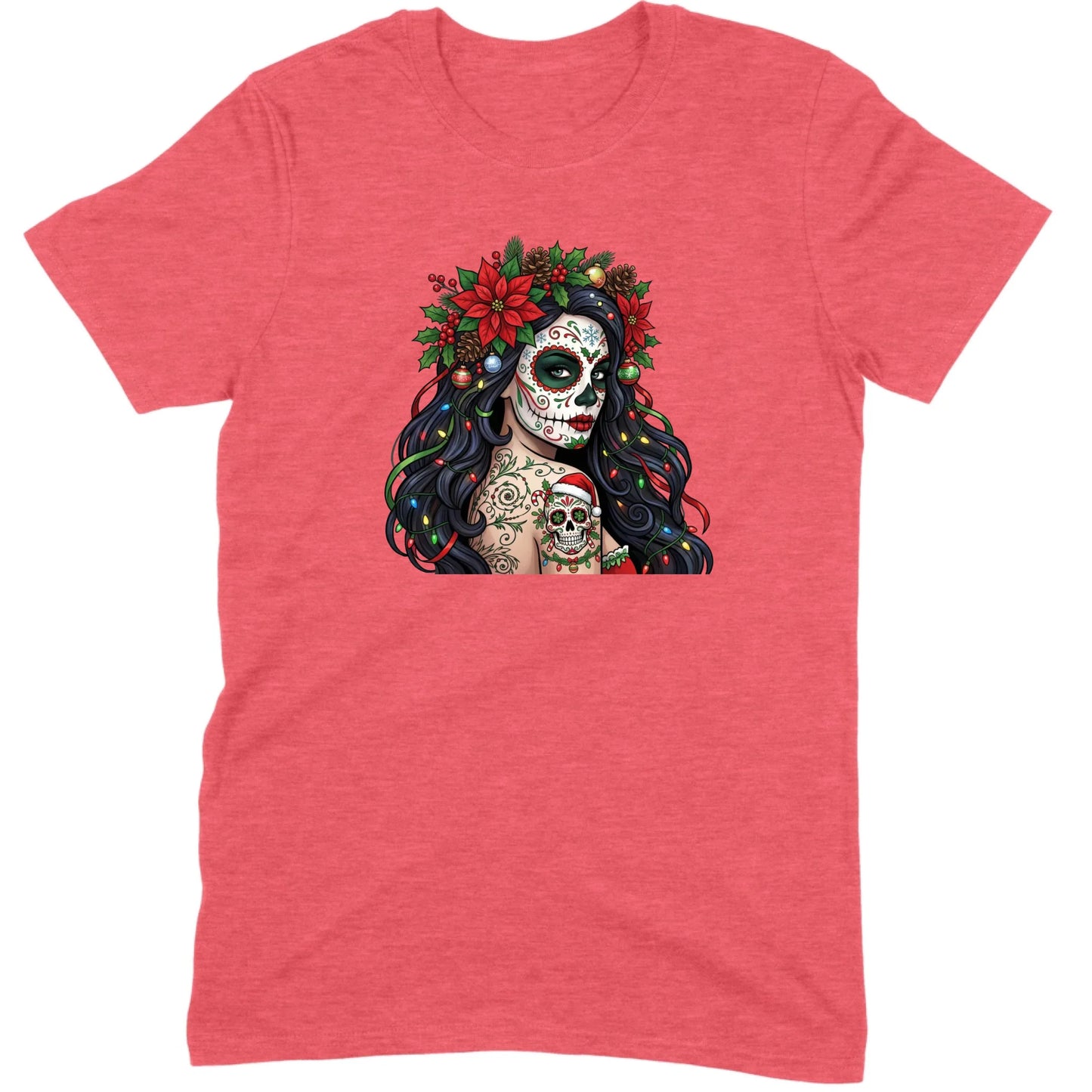 Sugar Skull Christmas Beauty Tee