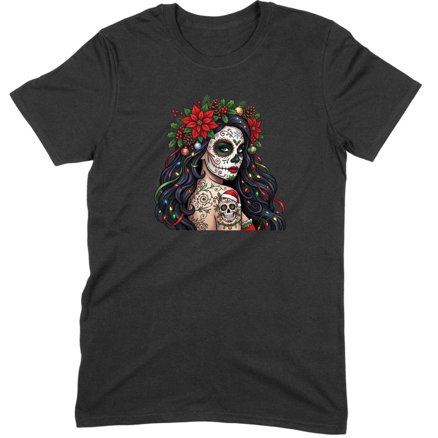 Sugar Skull Christmas Beauty Tee
