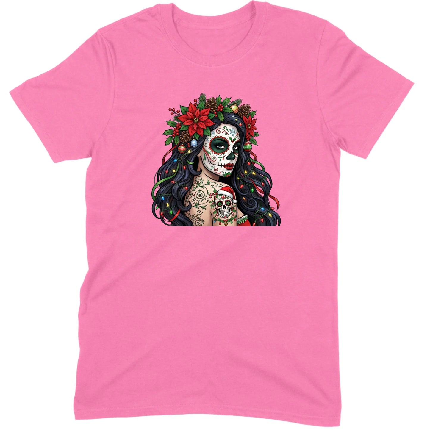 Sugar Skull Christmas Beauty Tee