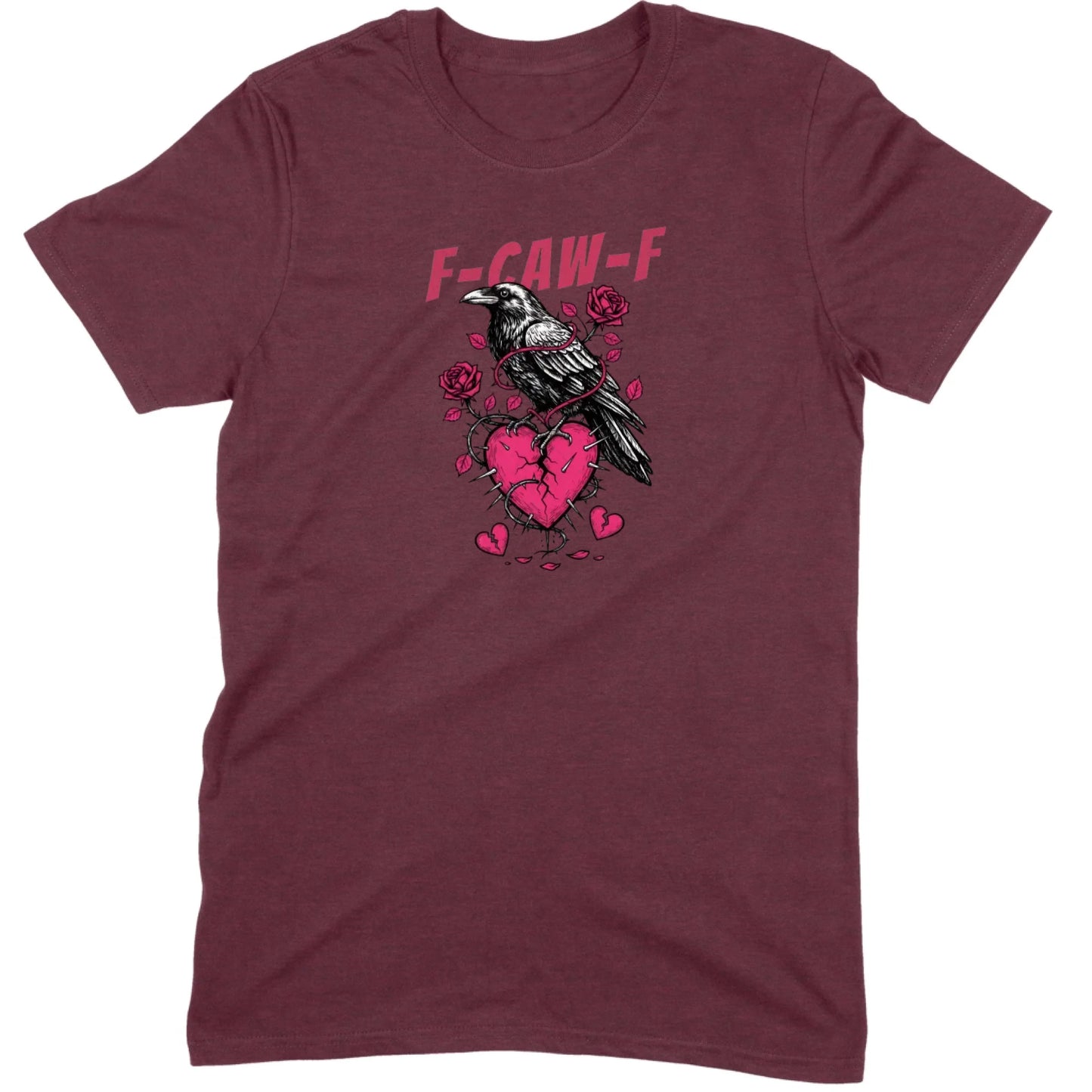 Goth Crow Broken Heart Tee