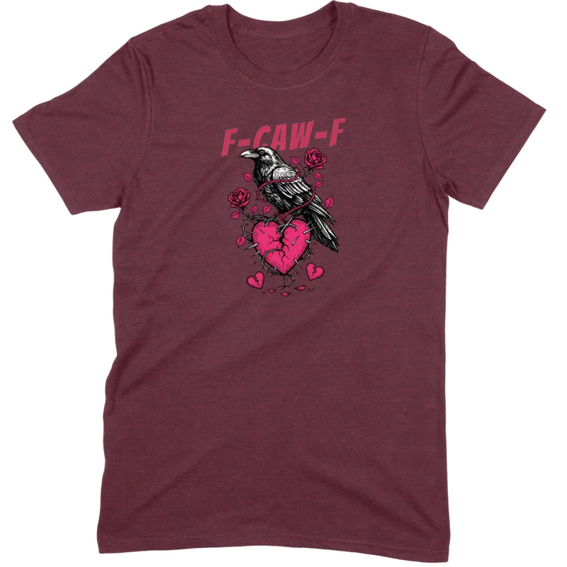 Goth Crow Broken Heart Tee