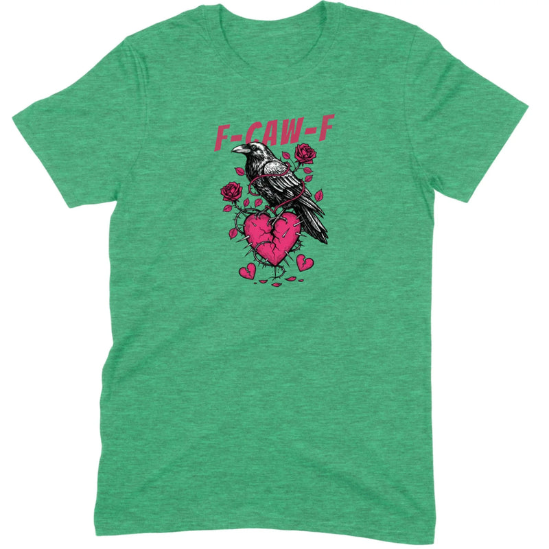 Goth Crow Broken Heart Tee
