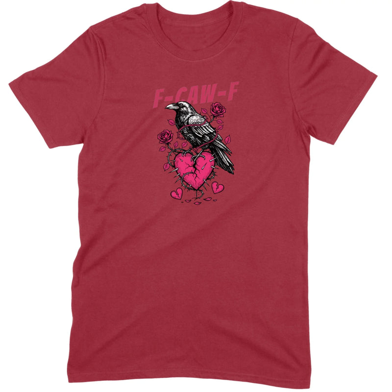 Goth Crow Broken Heart Tee