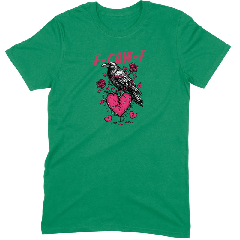 Goth Crow Broken Heart Tee