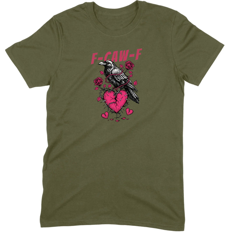 Goth Crow Broken Heart Tee