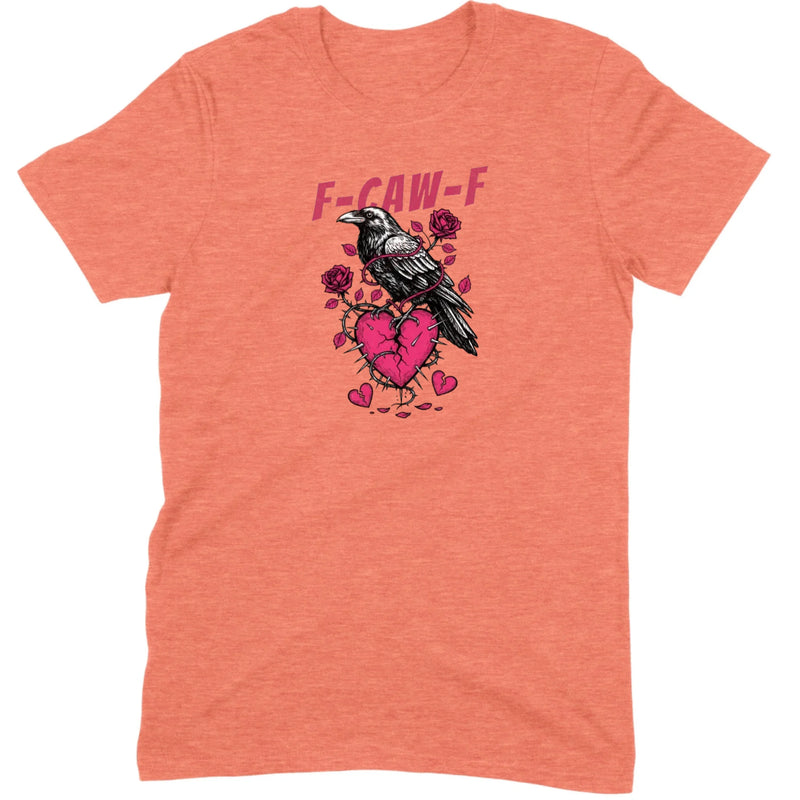 Goth Crow Broken Heart Tee