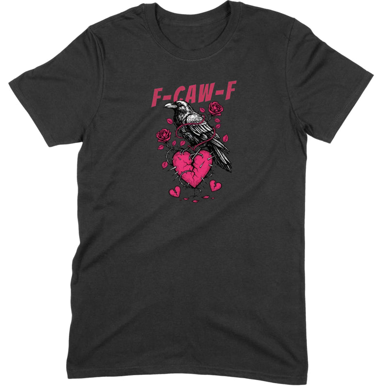 Goth Crow Broken Heart Tee