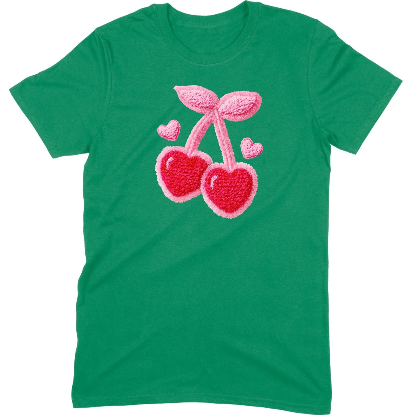 Chenille Heart Cherries Tee