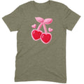 Chenille Heart Cherries Tee