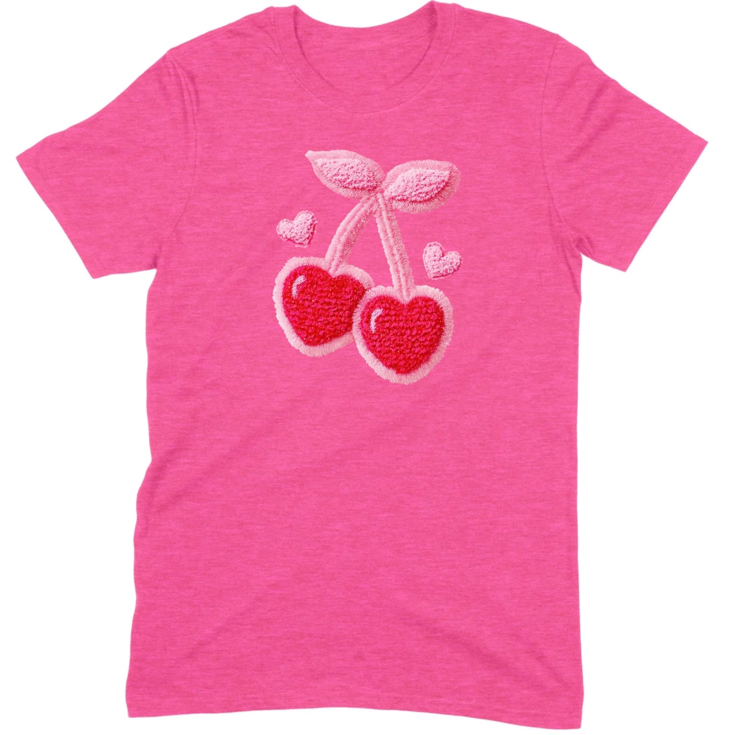 Chenille Heart Cherries Tee