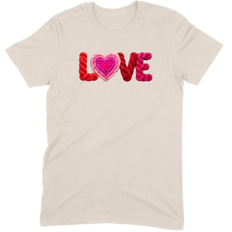 Braided Yarn "LOVE" Tee