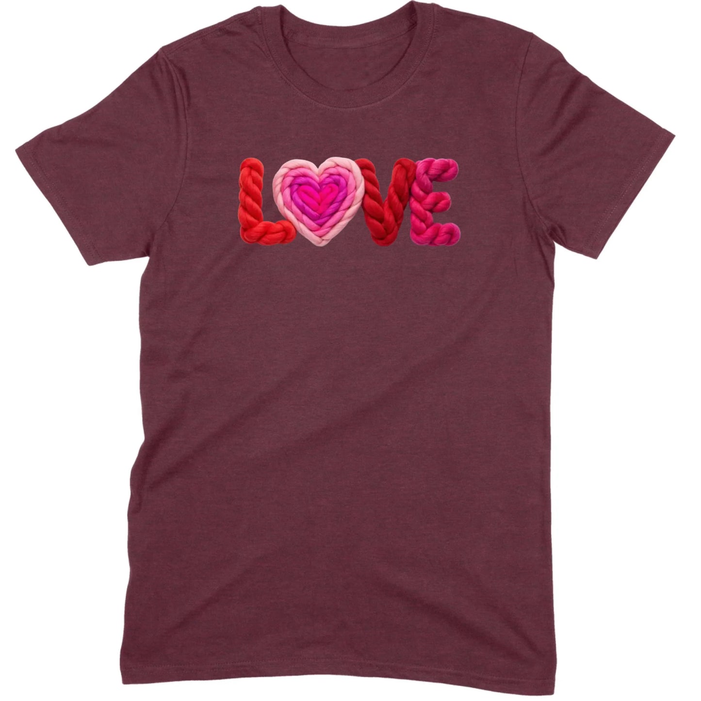 Braided Yarn "LOVE" Tee