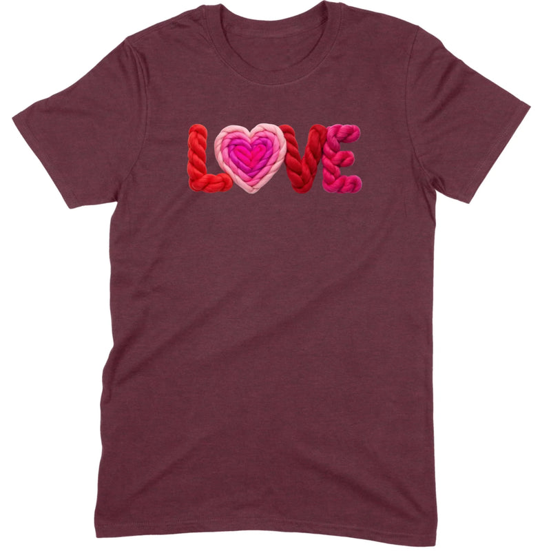 Braided Yarn "LOVE" Tee
