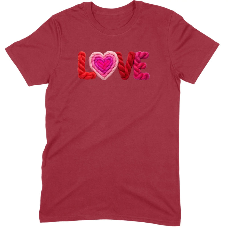 Braided Yarn "LOVE" Tee