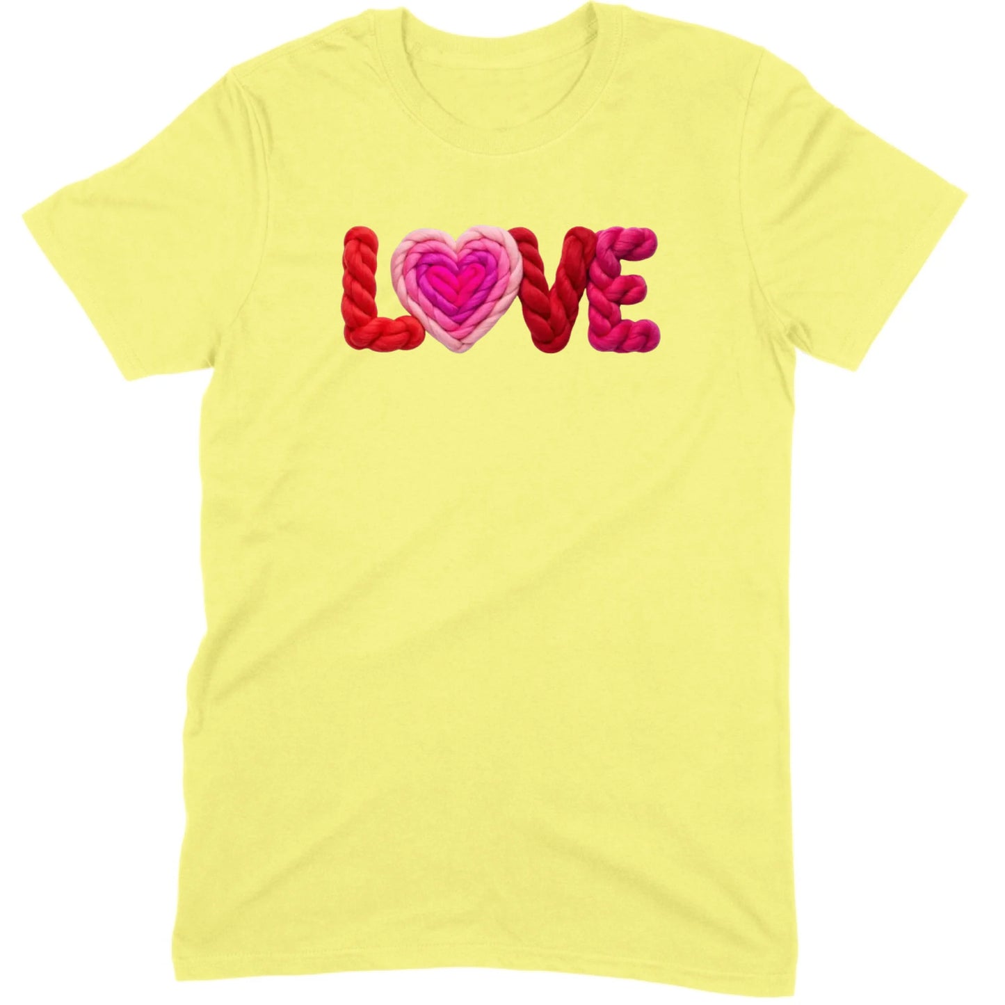Braided Yarn "LOVE" Tee