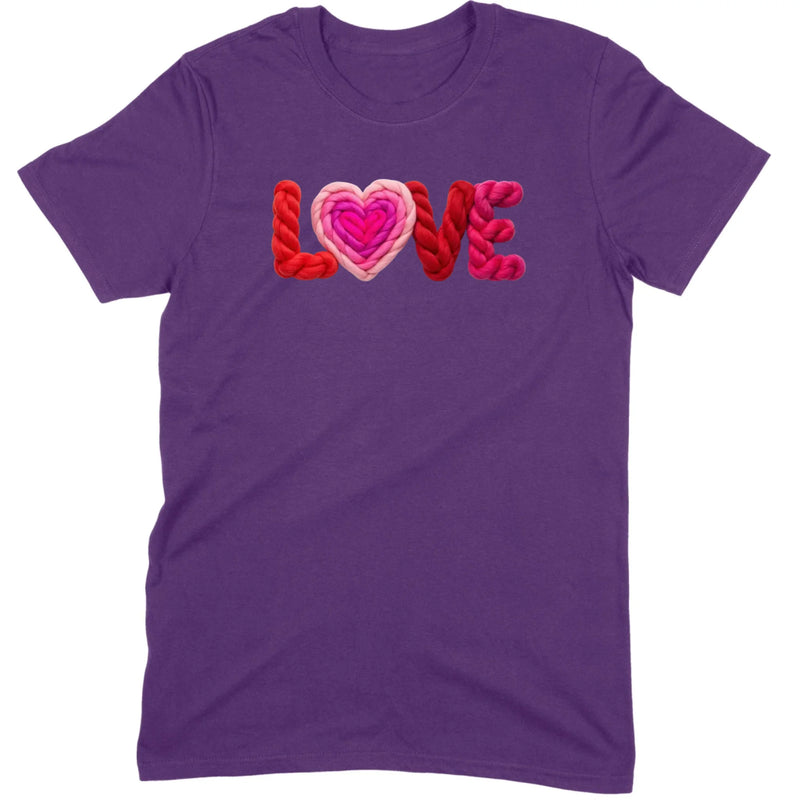 Braided Yarn "LOVE" Tee