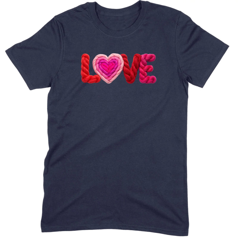 Braided Yarn "LOVE" Tee