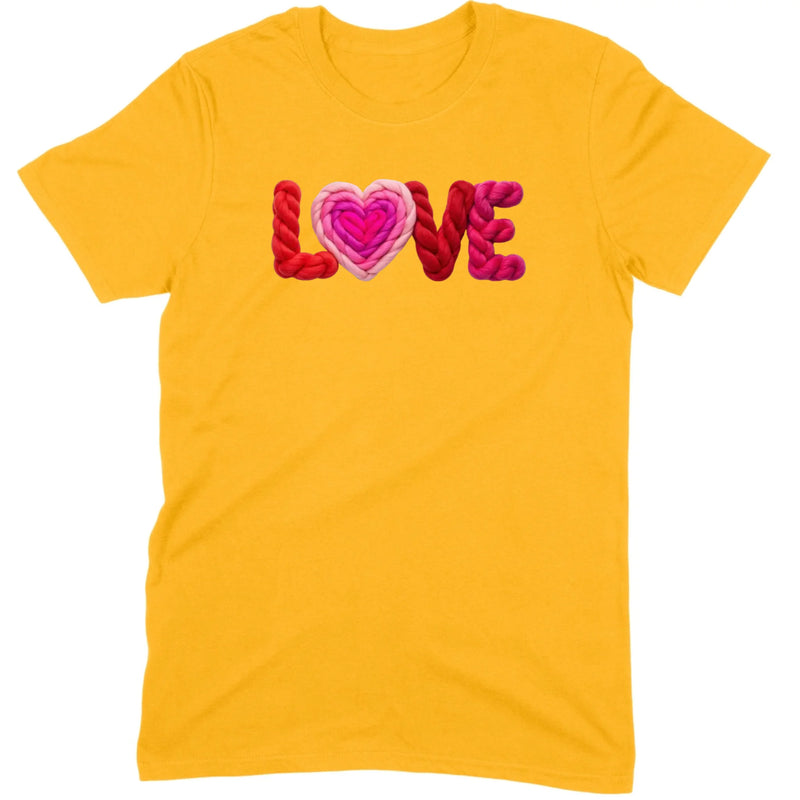 Braided Yarn "LOVE" Tee