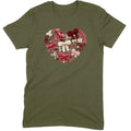 Coquette Aesthetic Crochet Bow Heart Valentine Tee