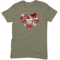 Coquette Aesthetic Crochet Bow Heart Valentine Tee