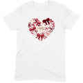 Coquette Aesthetic Crochet Bow Heart Valentine Tee