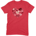 Coquette Aesthetic Crochet Bow Heart Valentine Tee