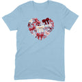 Coquette Aesthetic Crochet Bow Heart Valentine Tee
