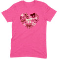 Coquette Aesthetic Crochet Bow Heart Valentine Tee