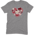 Coquette Aesthetic Crochet Bow Heart Valentine Tee