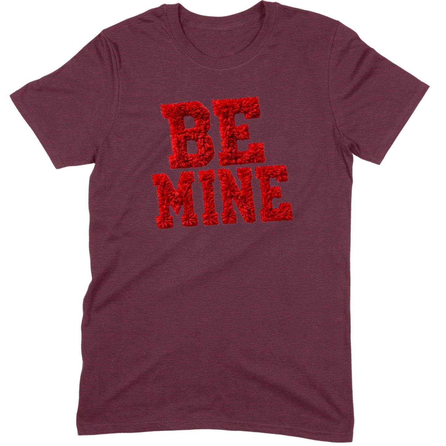 Red Fuzzy "Be Mine" Tee