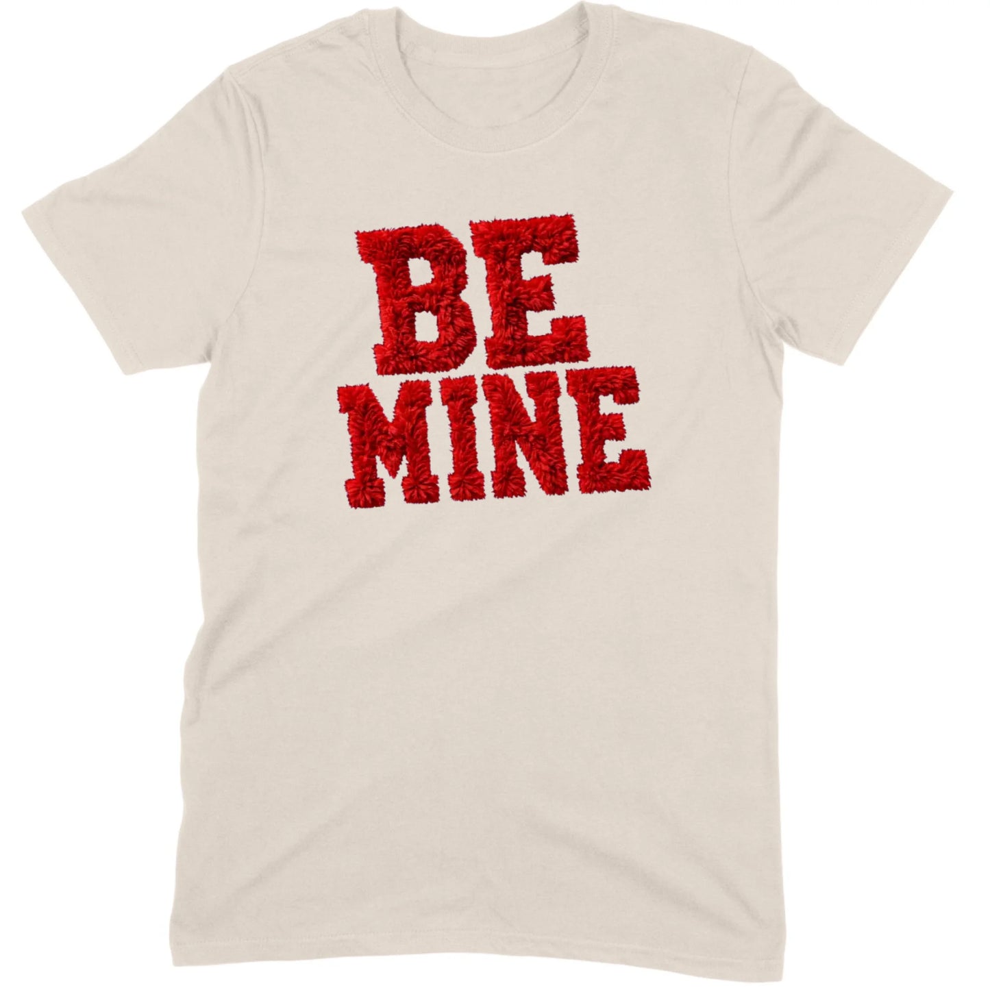 Red Fuzzy "Be Mine" Tee