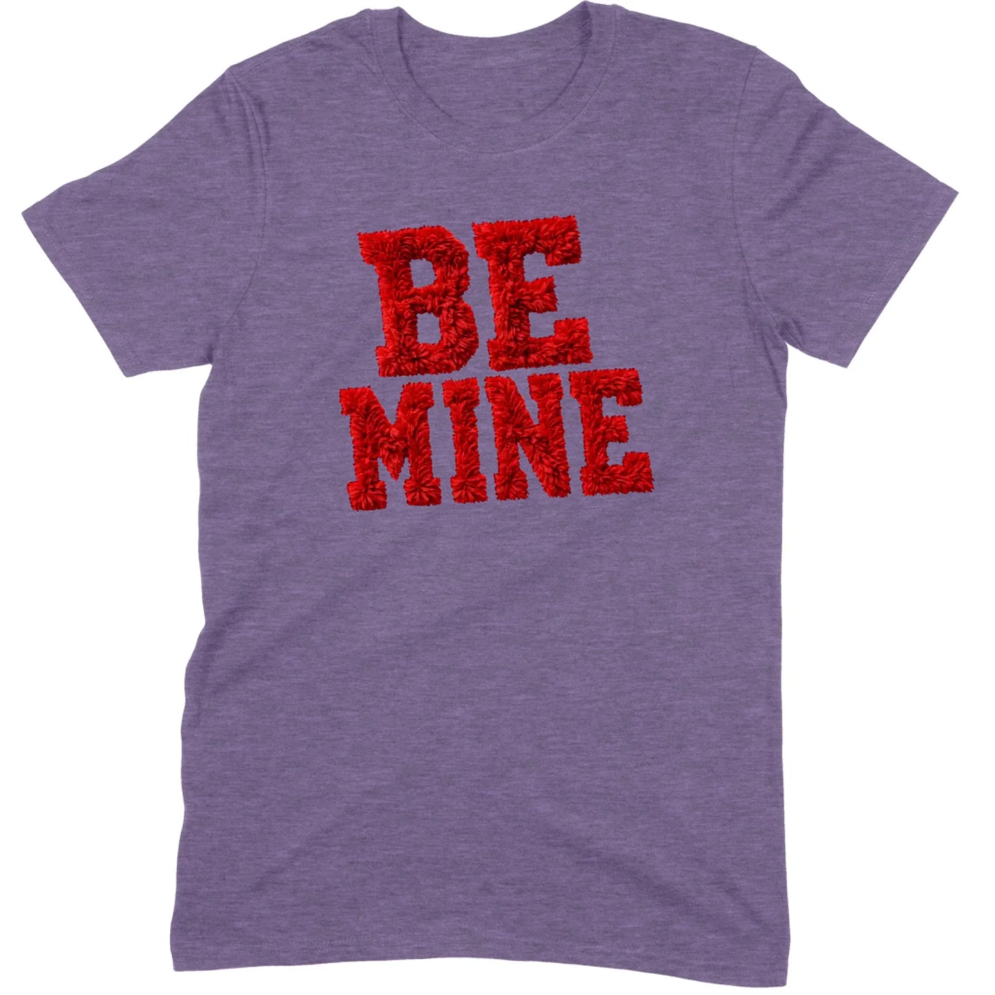 Red Fuzzy "Be Mine" Tee