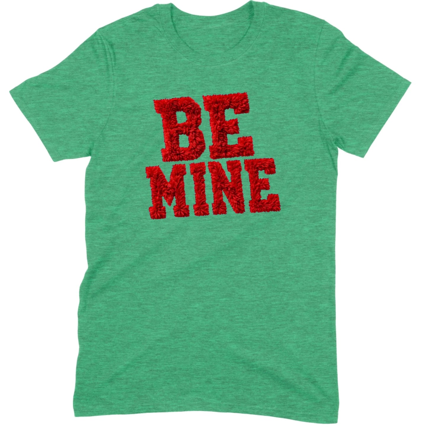 Red Fuzzy "Be Mine" Tee