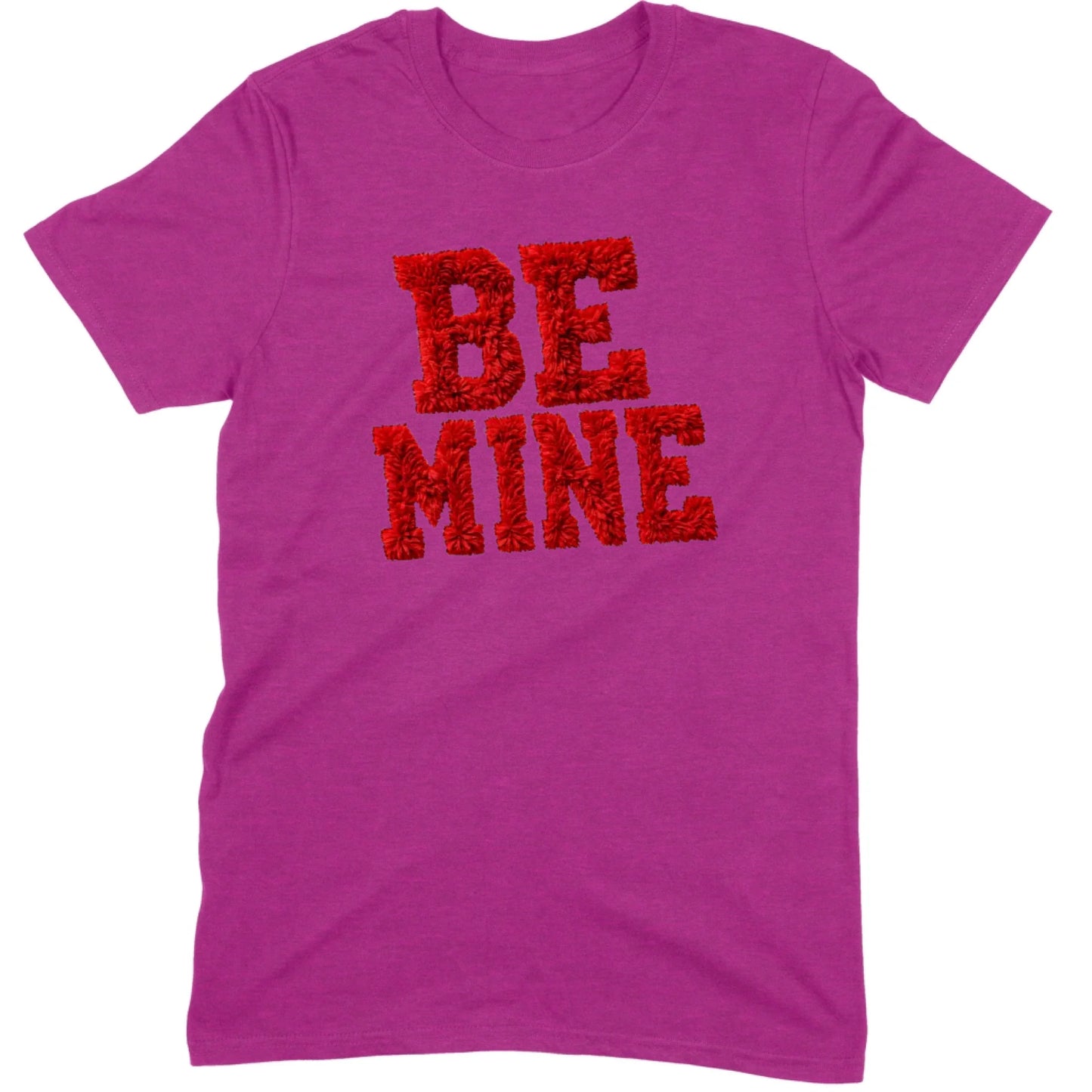 Red Fuzzy "Be Mine" Tee