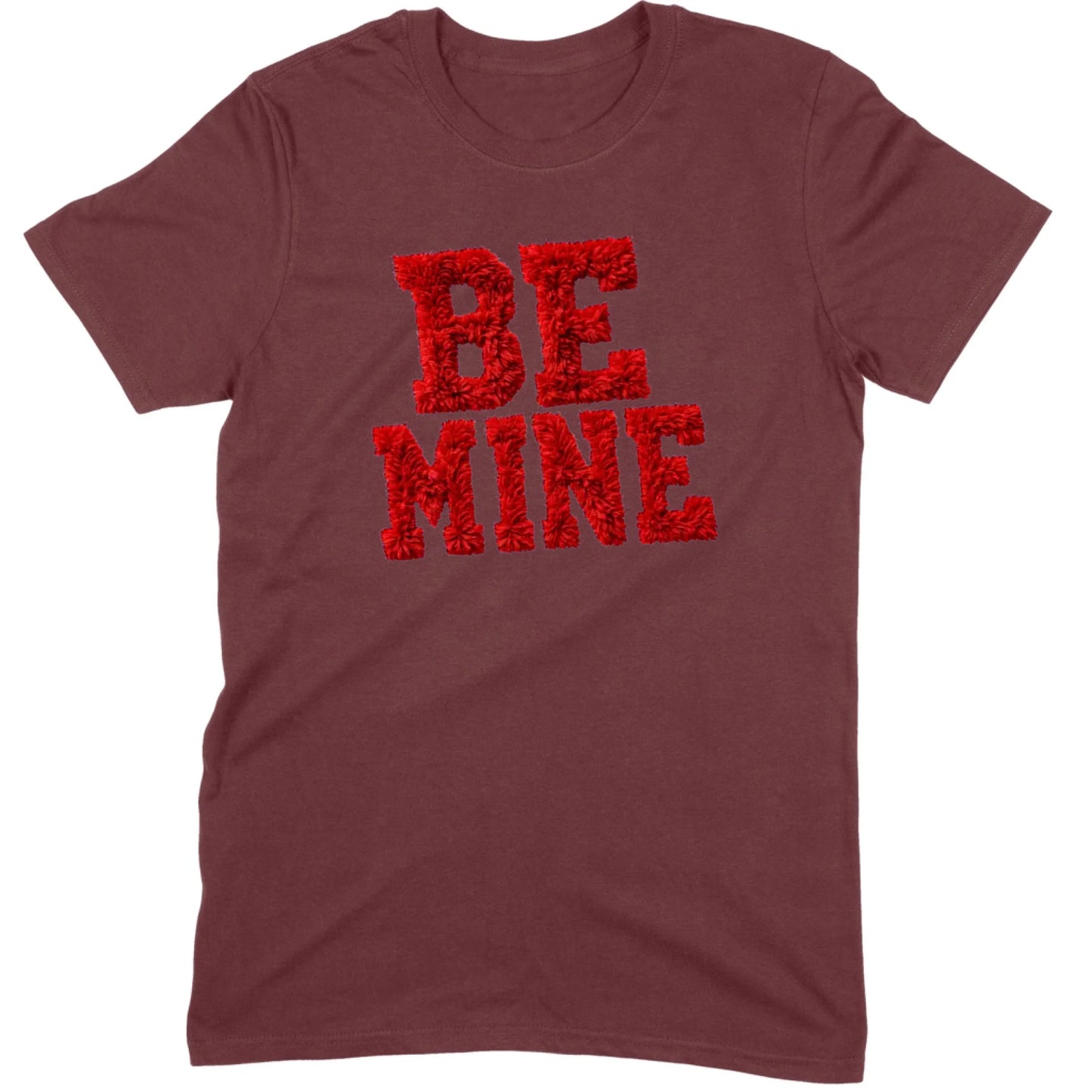Red Fuzzy "Be Mine" Tee