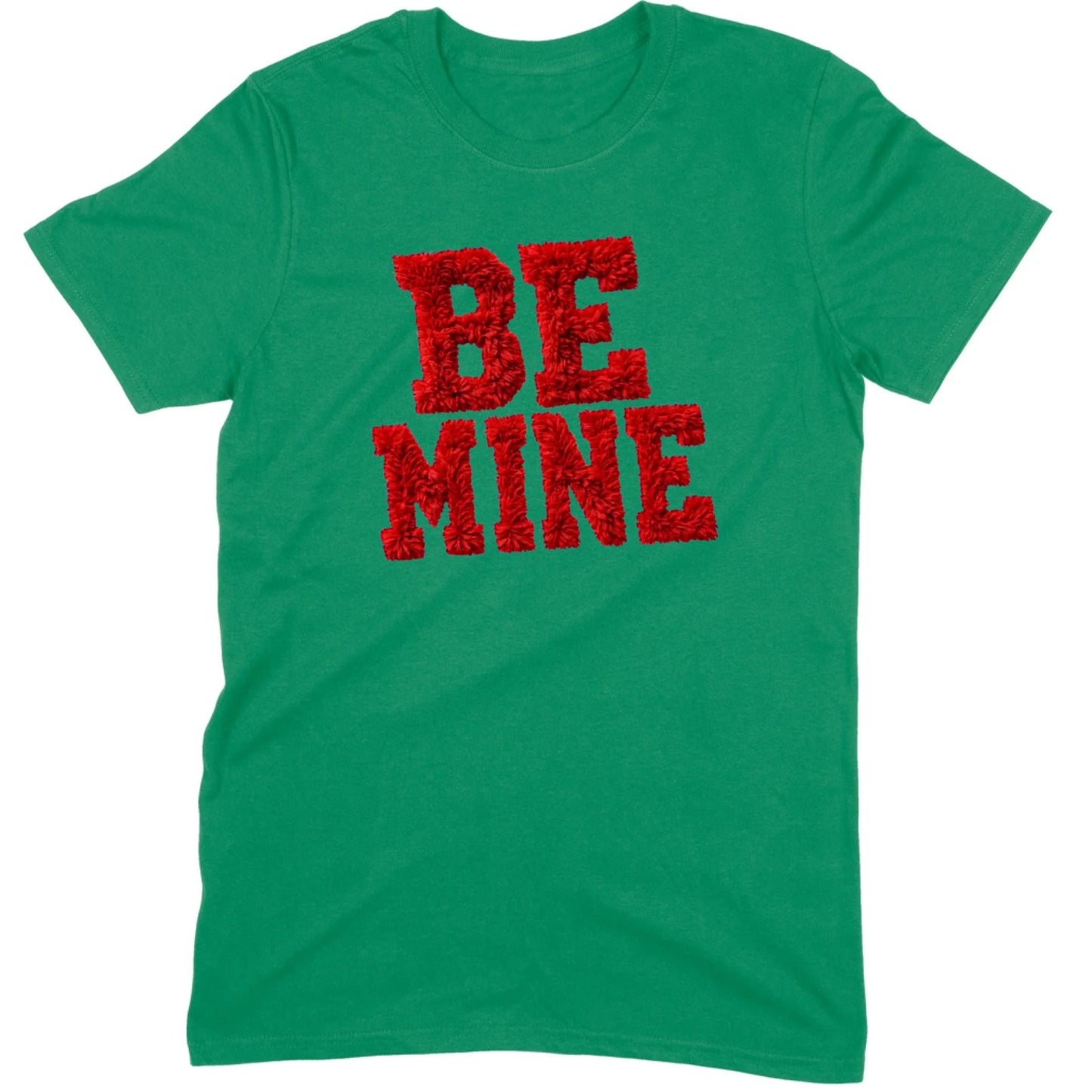 Red Fuzzy "Be Mine" Tee