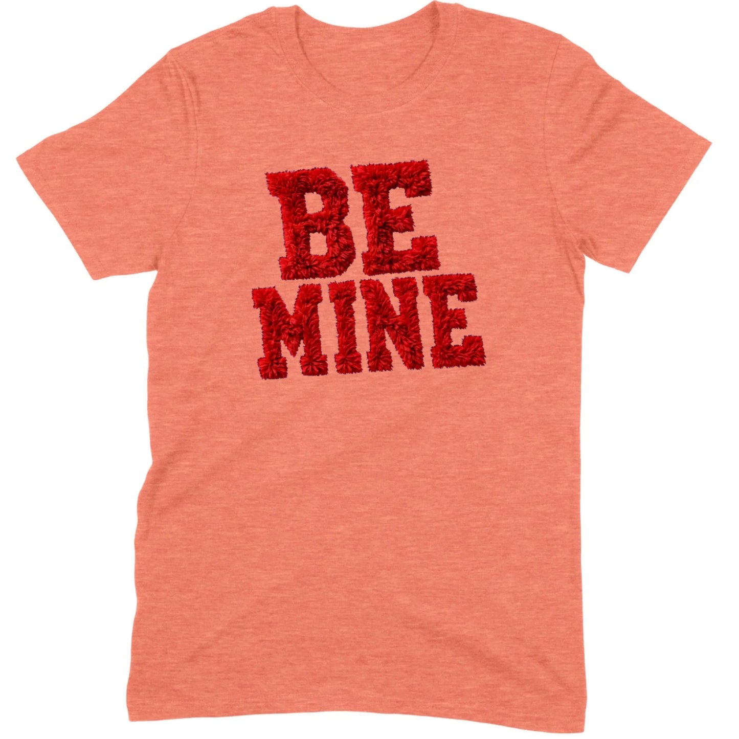 Red Fuzzy "Be Mine" Tee