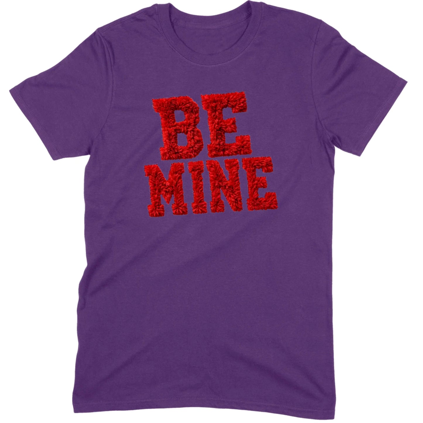 Red Fuzzy "Be Mine" Tee