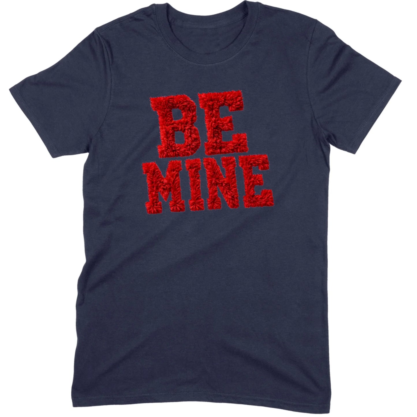 Red Fuzzy "Be Mine" Tee