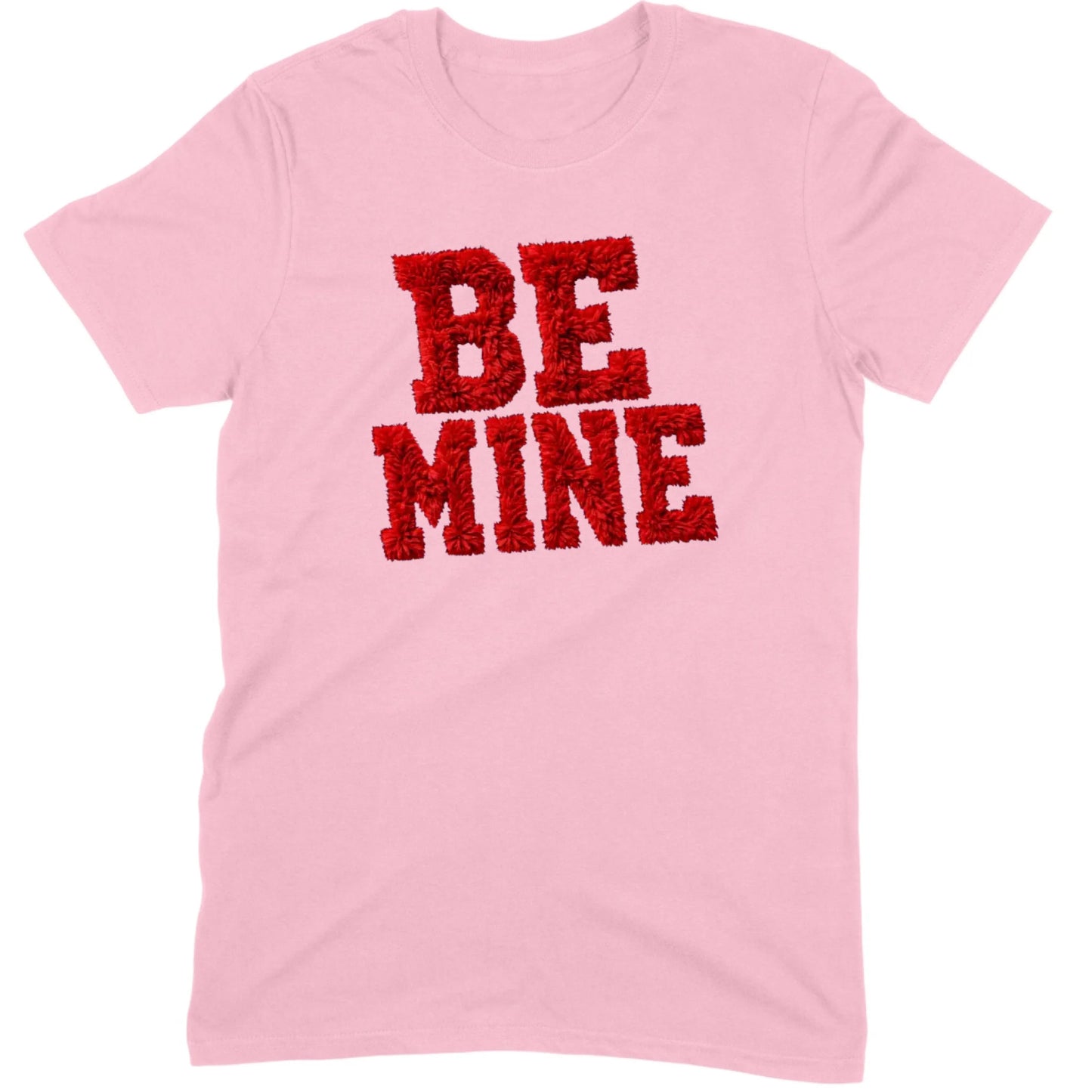 Red Fuzzy "Be Mine" Tee