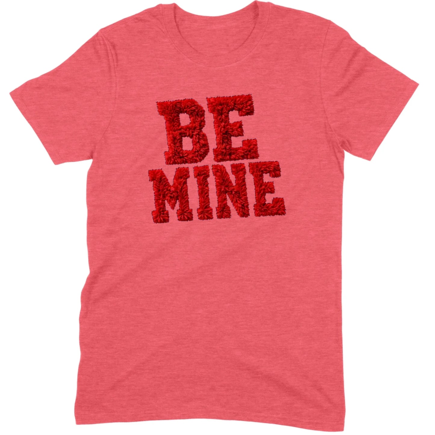 Red Fuzzy "Be Mine" Tee