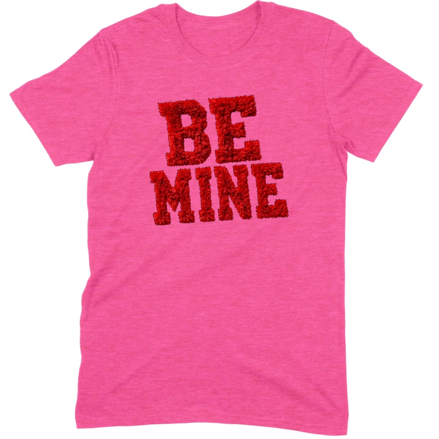 Red Fuzzy "Be Mine" Tee