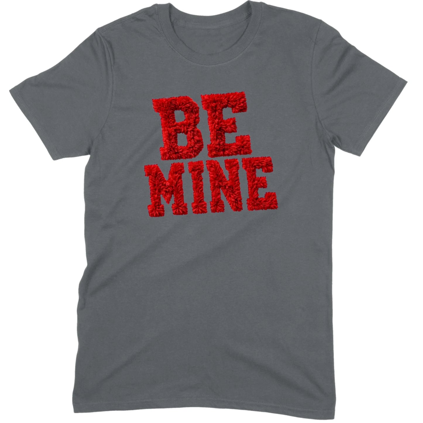 Red Fuzzy "Be Mine" Tee