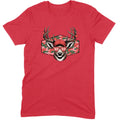 Retro Pink Camo "XO" Deer Hunter Valentine Tee